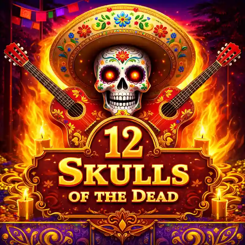 12 Skulls of the Dead Slot Game Logo